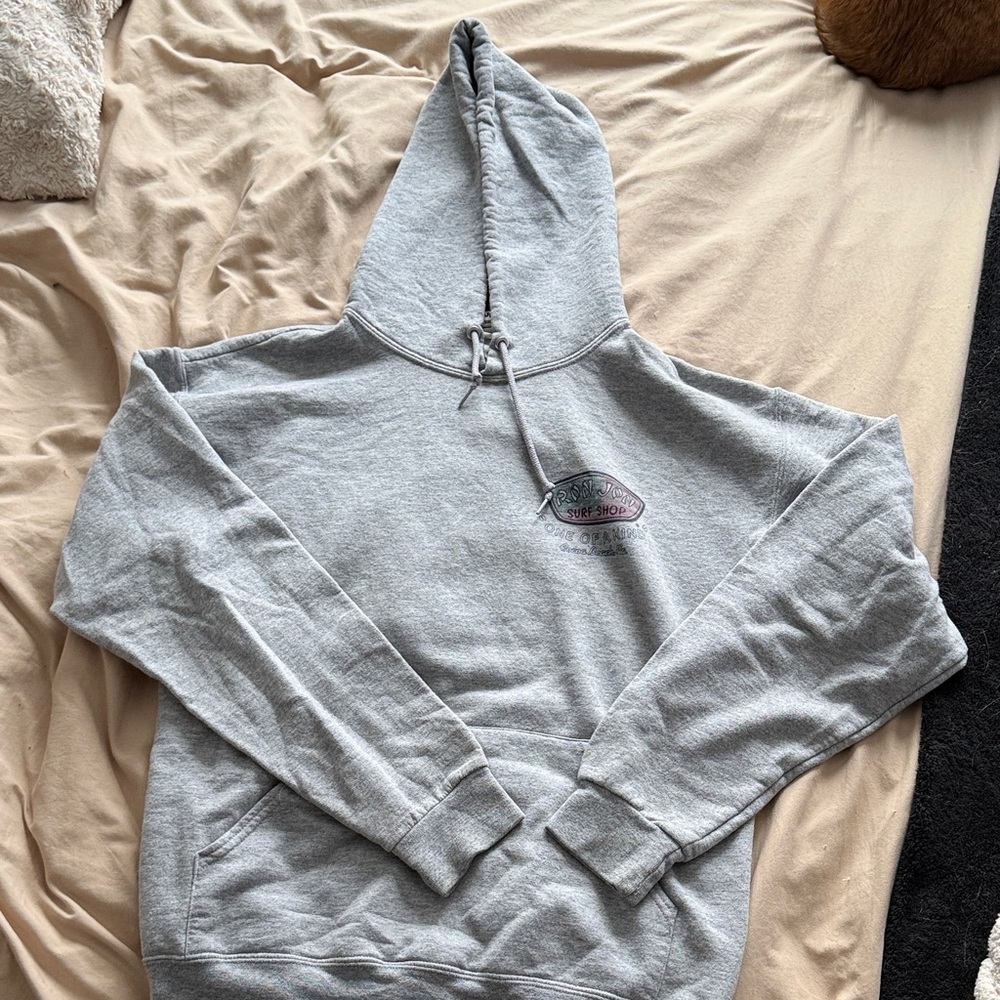 Ron Jon Light Gray Hooded Men's Sweater